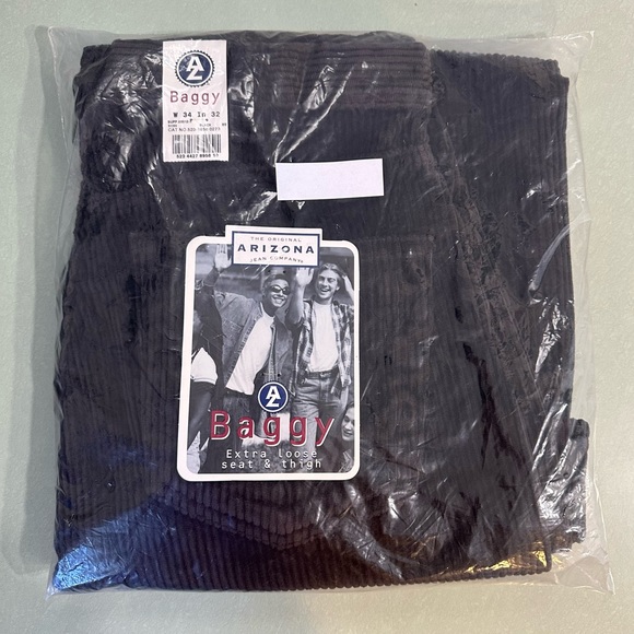 Arizona Jean Company Other - Sealed NWT Black 34x32 Baggy Corduroy Pants NEW 90’s/Y2K Arizona Jean Company